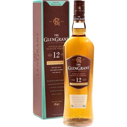 The GlenGrant 12 (Tek / Duble) Single Malt Scotch Whisky